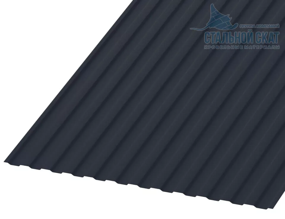 Фото: Профнастил МП10 х 1100 - B (PureTech_Mat-20-7024-0.5) в Серпухове