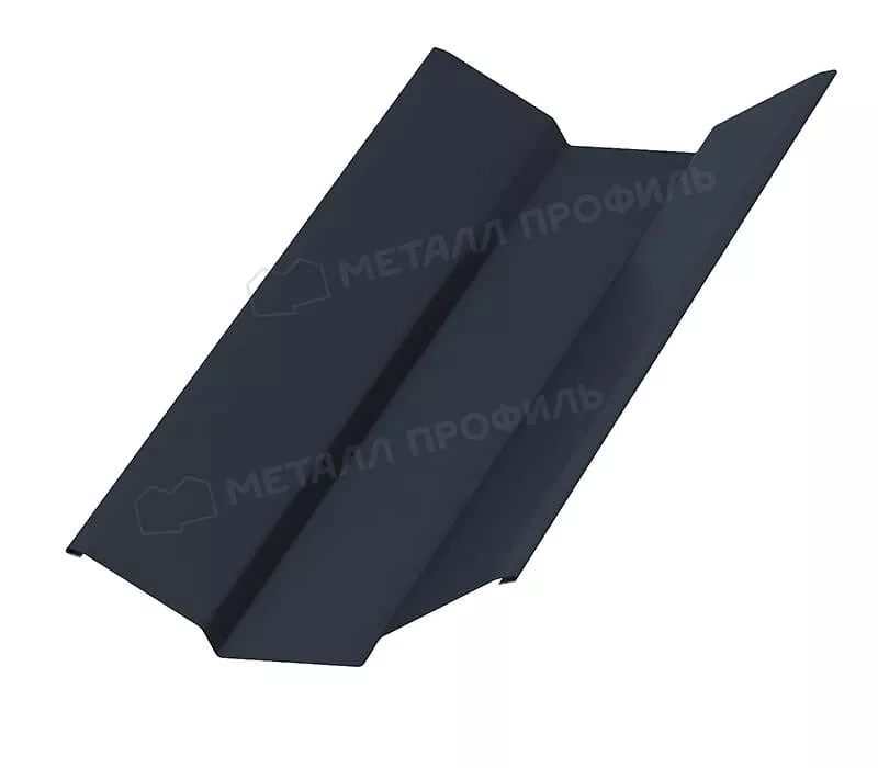 Планка ендовы верхняя 76х76х2000 (VikingMP E-20-7016-0.5) в Серпухове