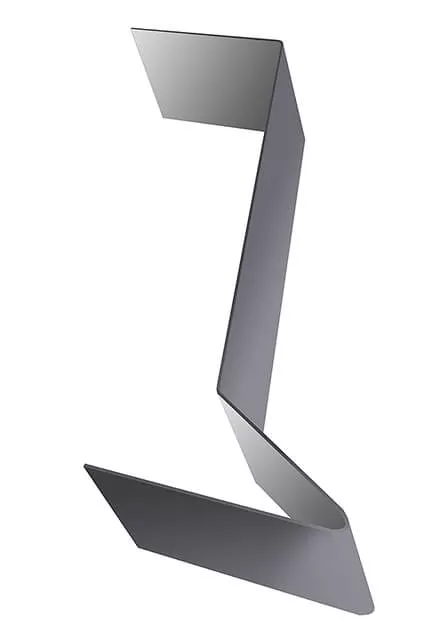 Фото: Планка примыкания для мягкой кровли 0,5 Satin с пленкой RAL 7004 сигнальный серый (2м) в Серпухове