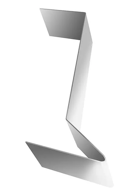 Планка примыкания для мягкой кровли 0,5 Satin с пленкой RAL 9003 сигнальный белый (2м) в Серпухове