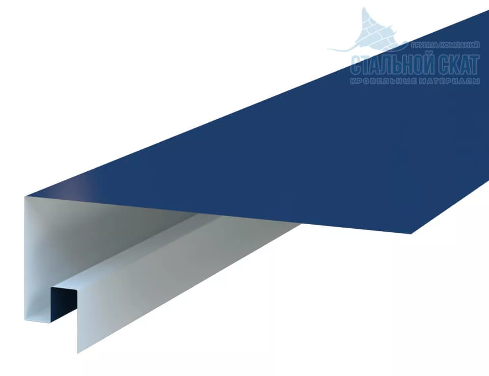 Планка откоса сложная 3D 245х75х3000 NormanMP (ПЭ-01-5005-0.5) в Серпухове