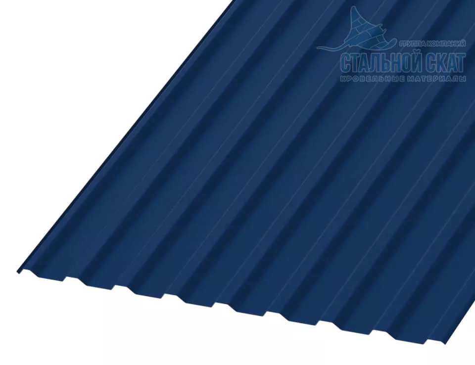 Фото: Профнастил МП20 х 1100 - R (PURMAN-20-5005-0.5) в Серпухове