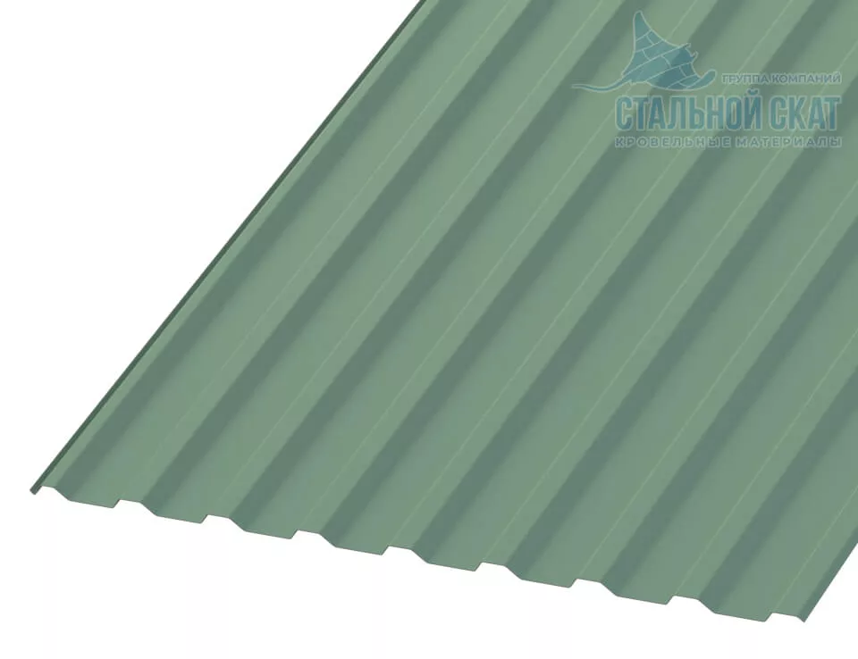 Фото: Профнастил МП20 х 1100 - R (PURMAN-20-Tourmalin-0.5) в Серпухове