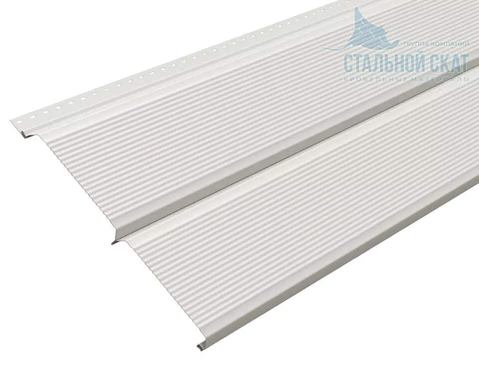 Сайдинг Lбрус-XL-В-14х335 (ПЭ-01-9002-0.45) в Серпухове
