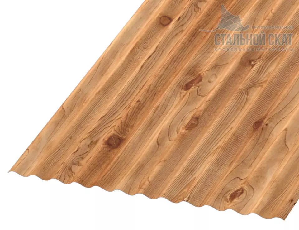 Профнастил МП18 х 1100 - A (ECOSTEEL_T-01-Кедр-0.5) в Серпухове