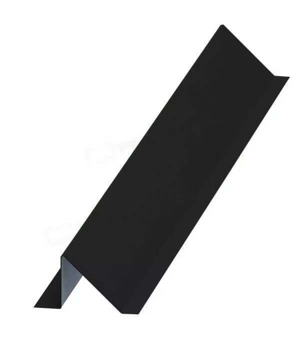 Планка снегозадержателя 95х65х2000 (VikingMP E-20-9005-0.5) в Серпухове