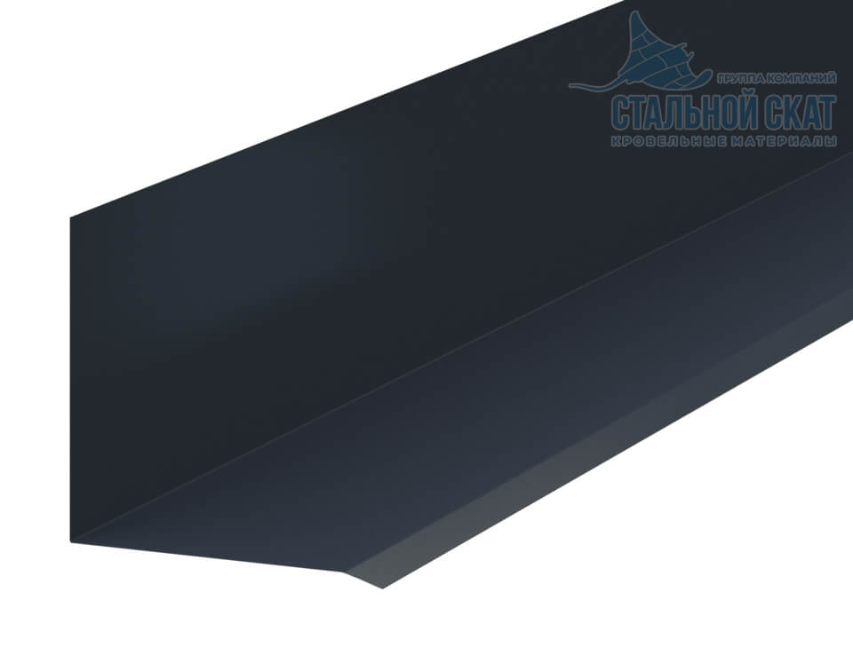 Планка примыкания верхняя к стене FASTCLICK 150х135х2000 (VikingMP E-20-7016-0.5)