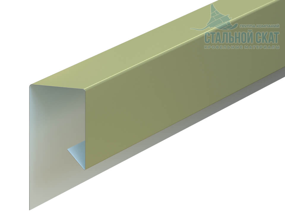 Планка завершающая сложная 30х25х3000 (ПЭ-01-6019-0.45)
