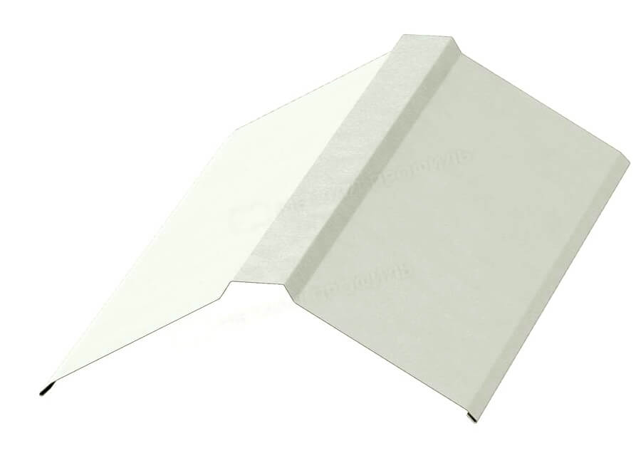 Планка конька плоского 120х120х2000 (PURMAN-20-9010-0.5)