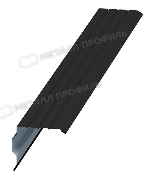 Планка торцевая 90х115х2000 (PURMAN-20-9005-0.5)