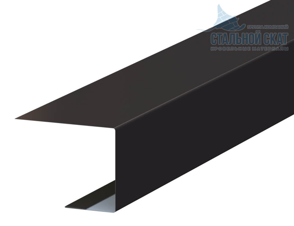 Планка завершающая FASTCLICK 50х38х3000 (VikingMP E-20-8019-0.5)