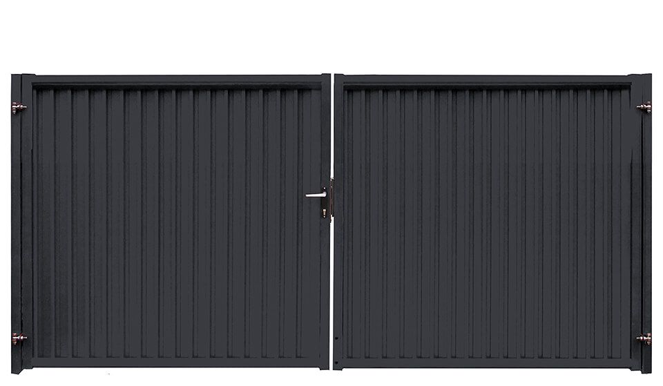 Ворота Estet 1,65х3,6 RAL 7024