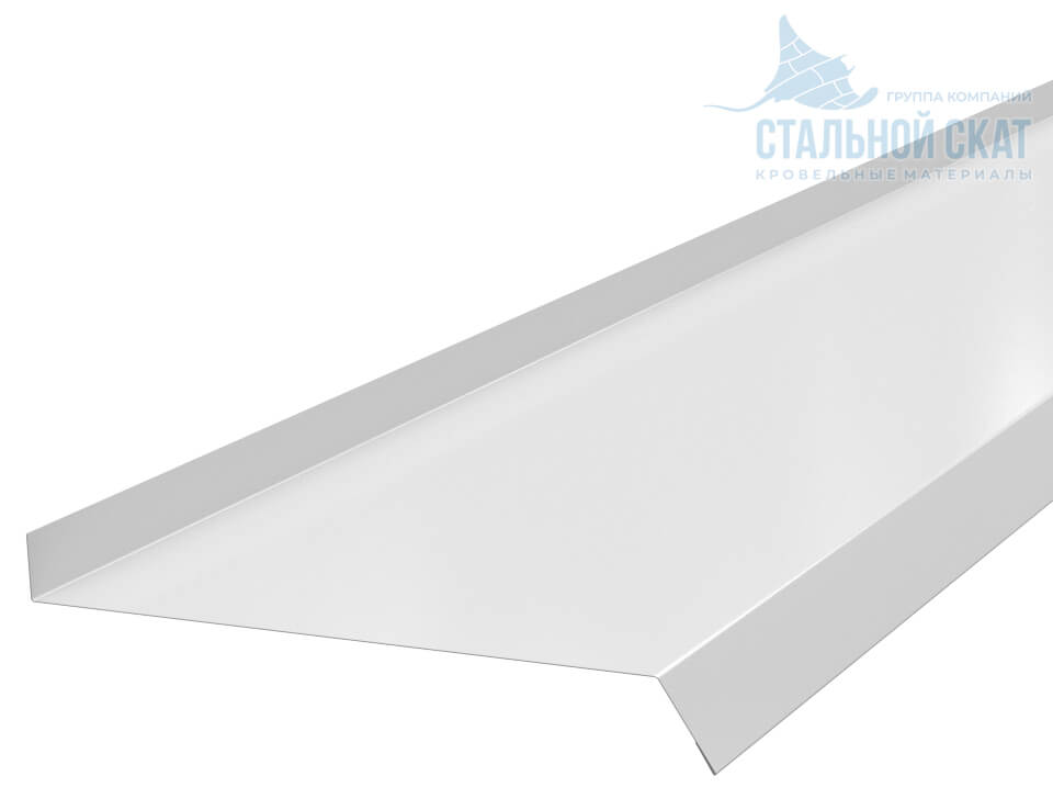 Планка отлива 210х30х2000 NormanMP (ПЭ-01-9010-0.5)
