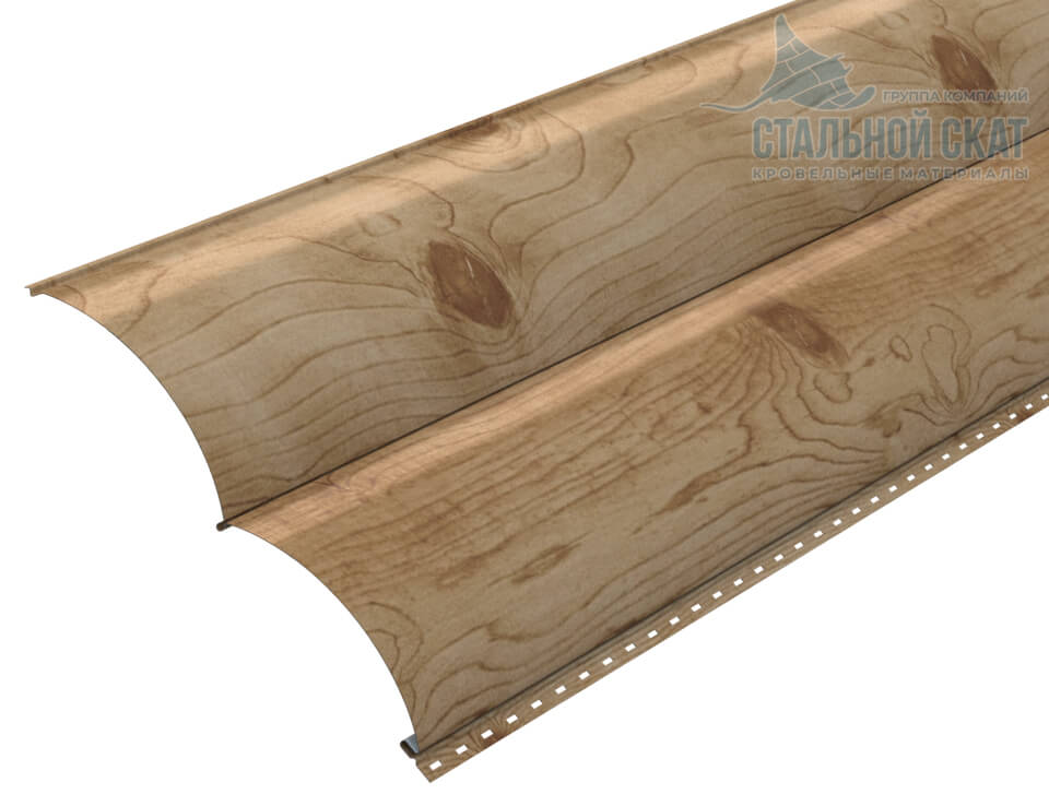 Сайдинг Woodstock-28х330 (ECOSTEEL-01-Сосна-0.5)