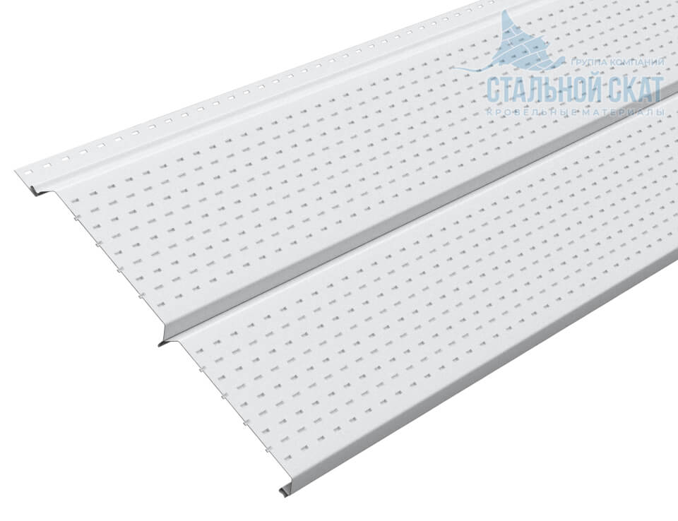 Софит перфор. Lбрус-XL-14х335 (ПЭ-01-9003-0.45)